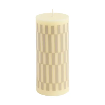 Κερί Column Candle block small 15 εκ. - Cream-sand - HAY