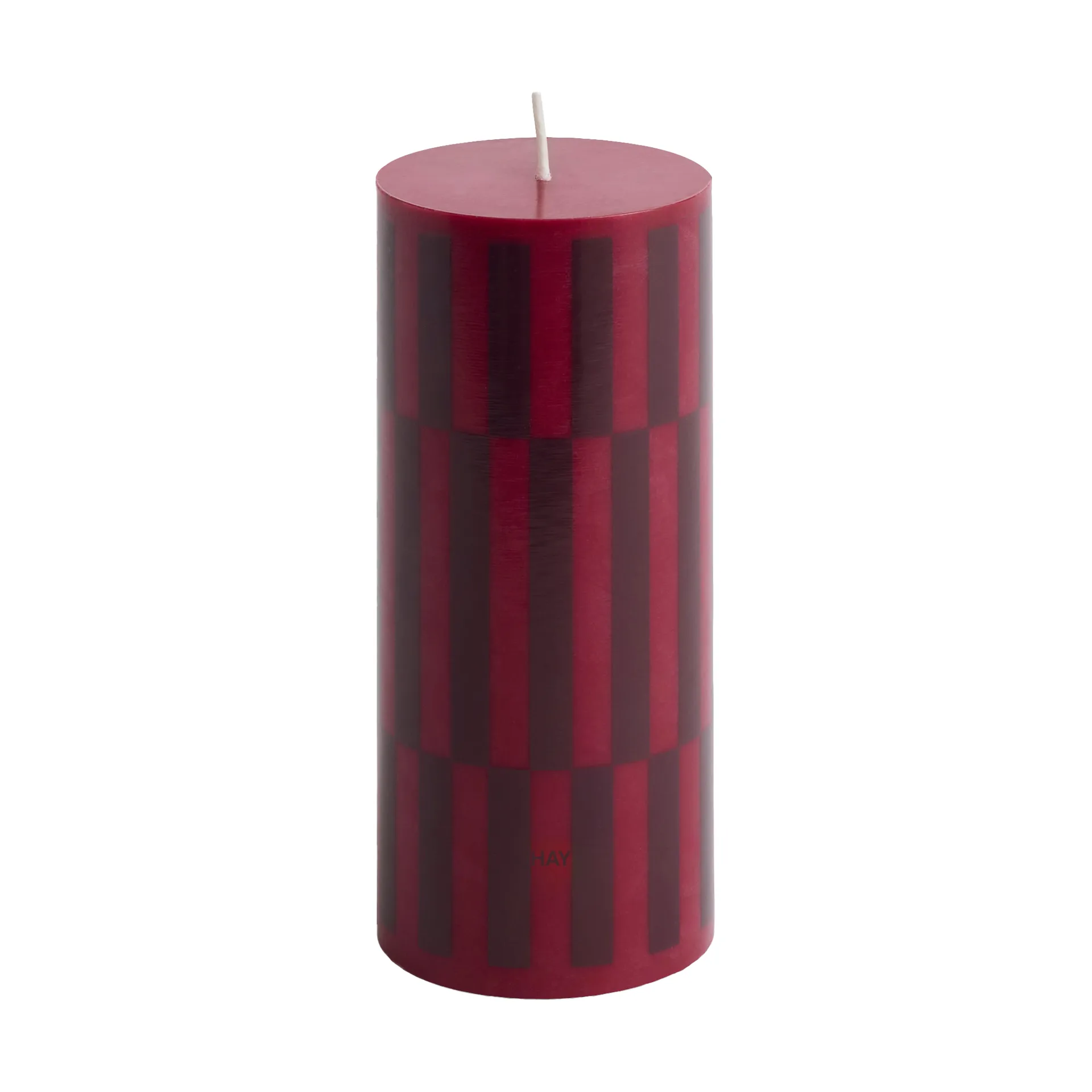Κερί Column Candle block small 15 εκ., Wine-bordeaux HAY