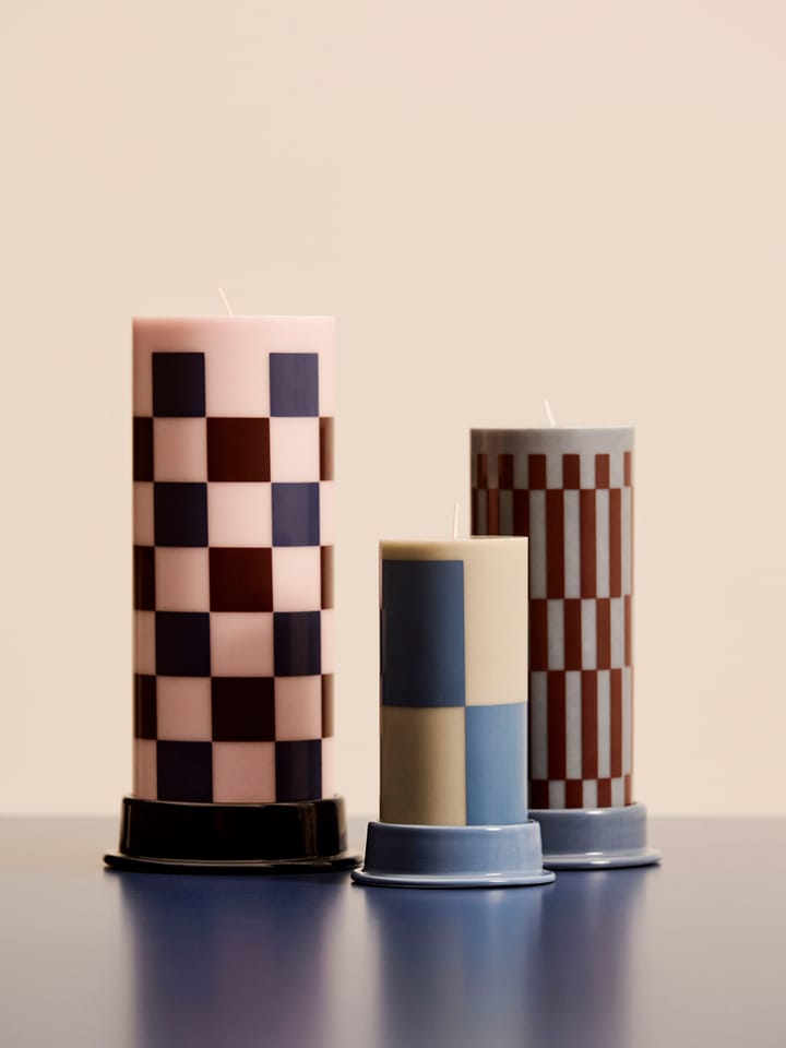 Κηροπήγιο Column φανάρι M 11 cm, Dusty blue HAY