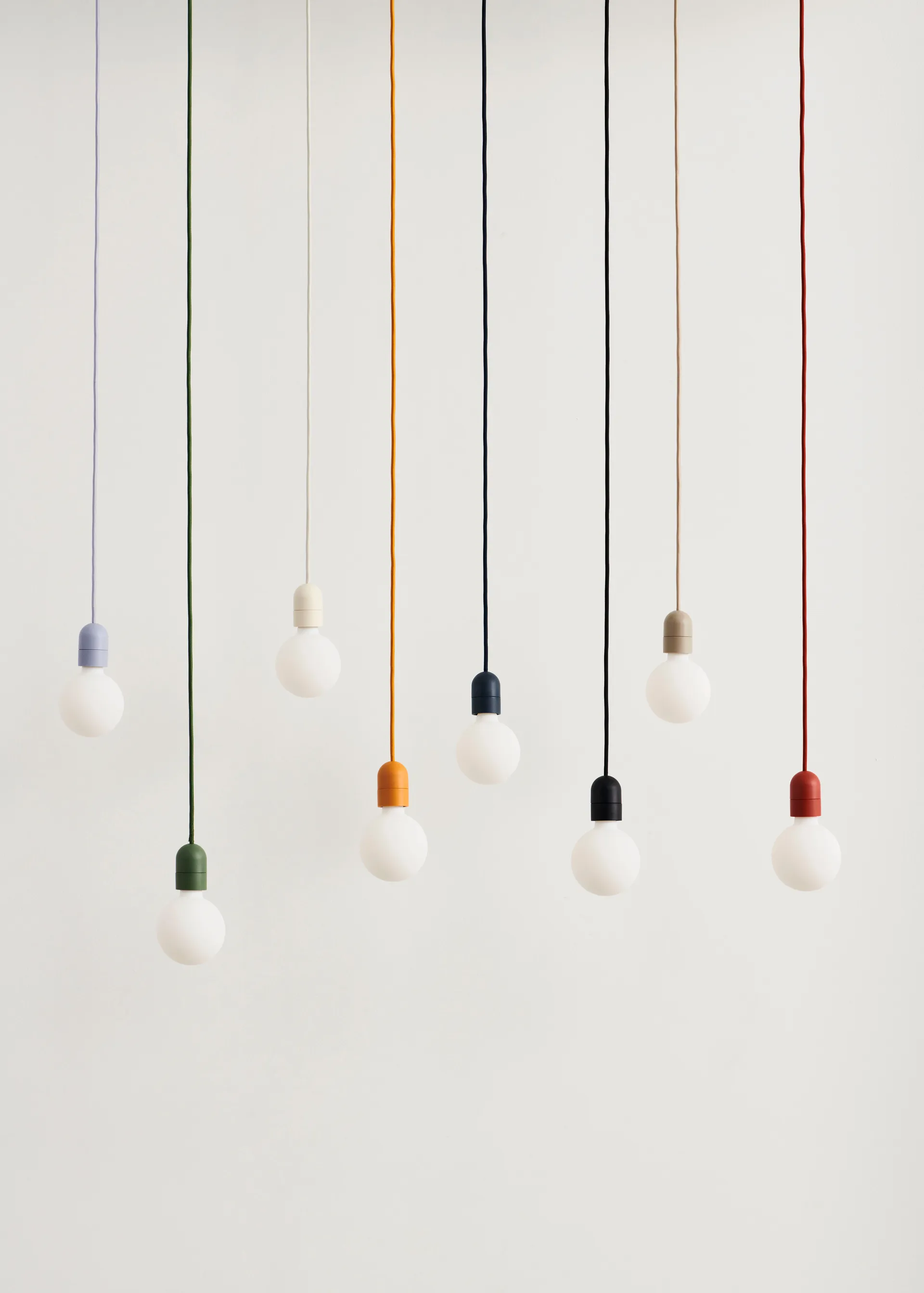 Common Pendant Cord set κρεμαστό φωτιστικό Ø12 cm, Pastel lilac HAY