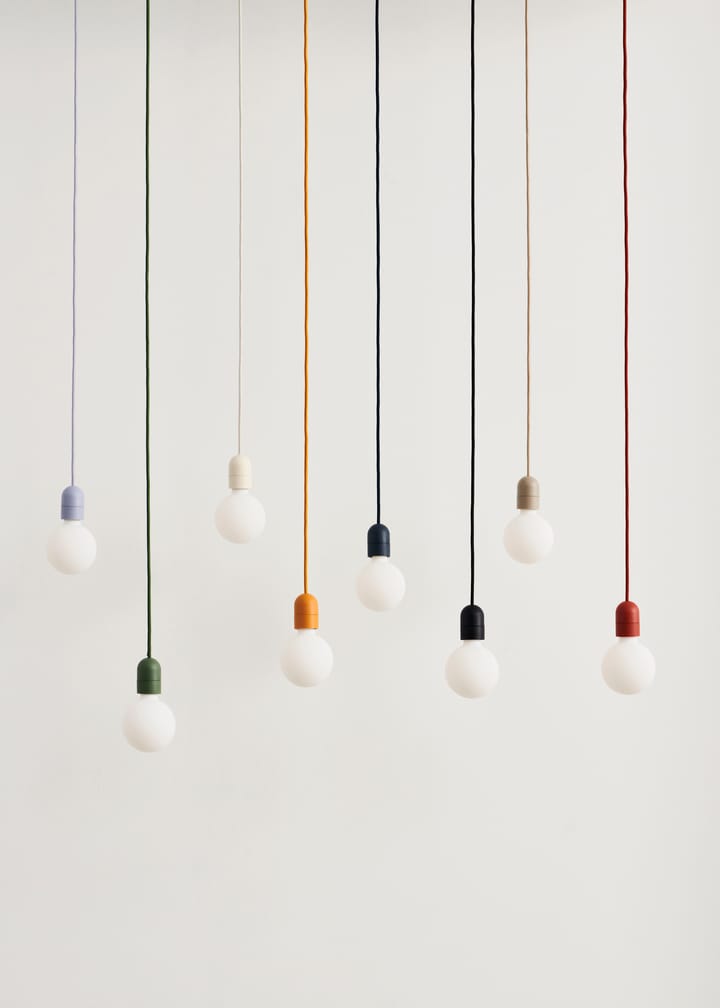 Common Pendant Cord set κρεμαστό φωτιστικό Ø12 cm, Pastel lilac HAY