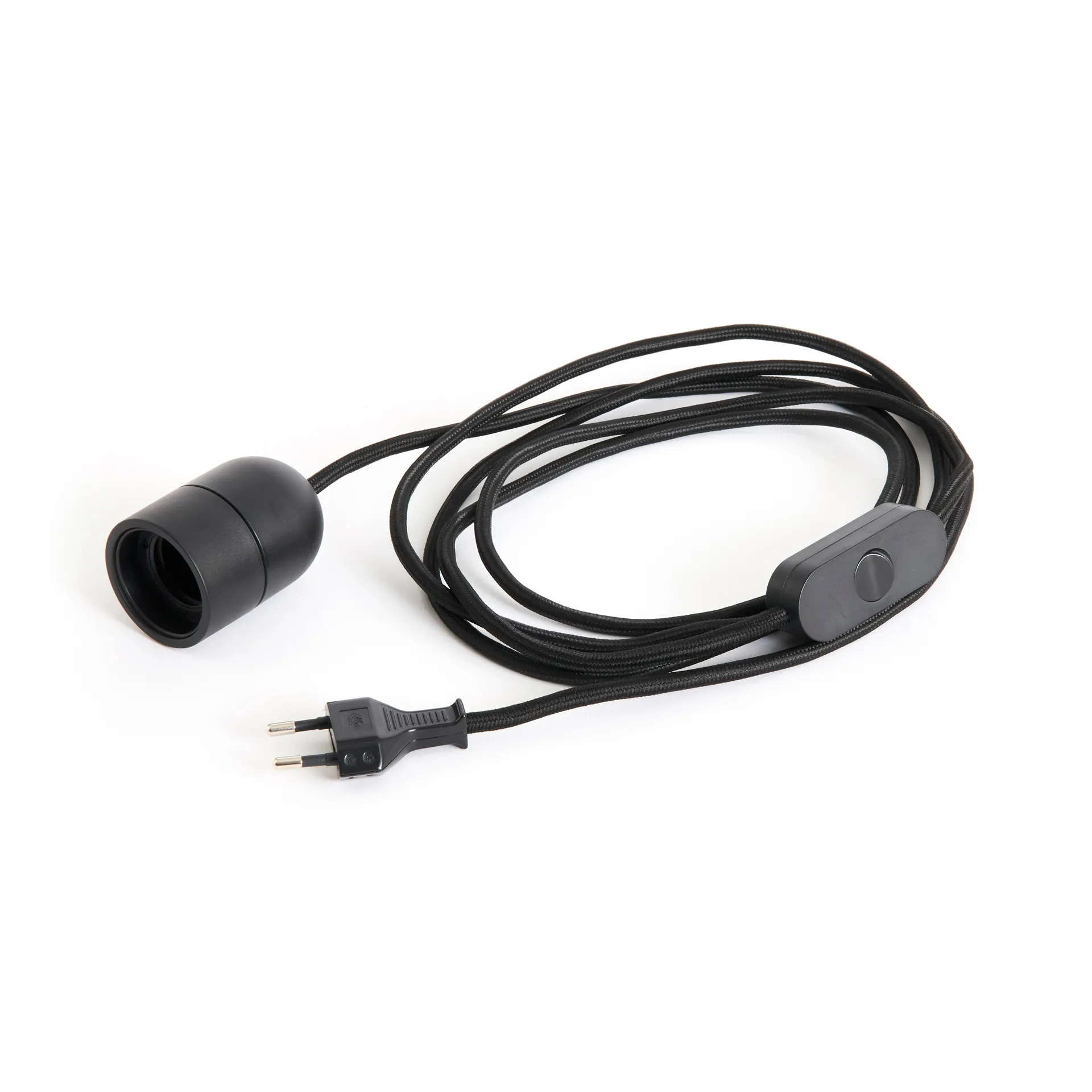 Common Table Βάση καλωδίου Ø4,5 cm, Soft black HAY