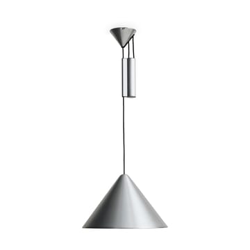 Compass Adjustable φωτιστικό κρεμαστό 43 cm - Borstad aluminium - HAY