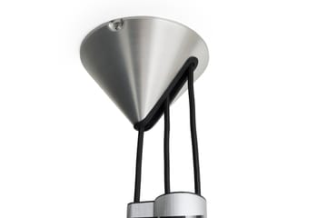 Compass Adjustable φωτιστικό κρεμαστό 43 cm - Borstad aluminium - HAY