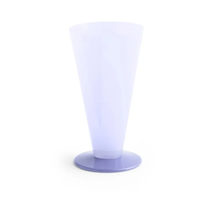 Conical βάζο - Light blue-lavender blue, small - HAY