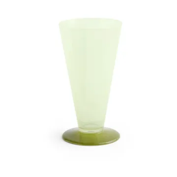 Conical βάζο - Light green-dark lime, small - HAY
