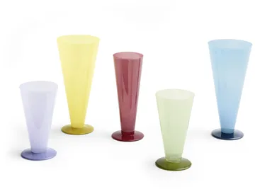 Conical βάζο - Rose-dark red, medium - HAY