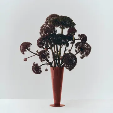 Conical βάζο - Rose-dark red, medium - HAY