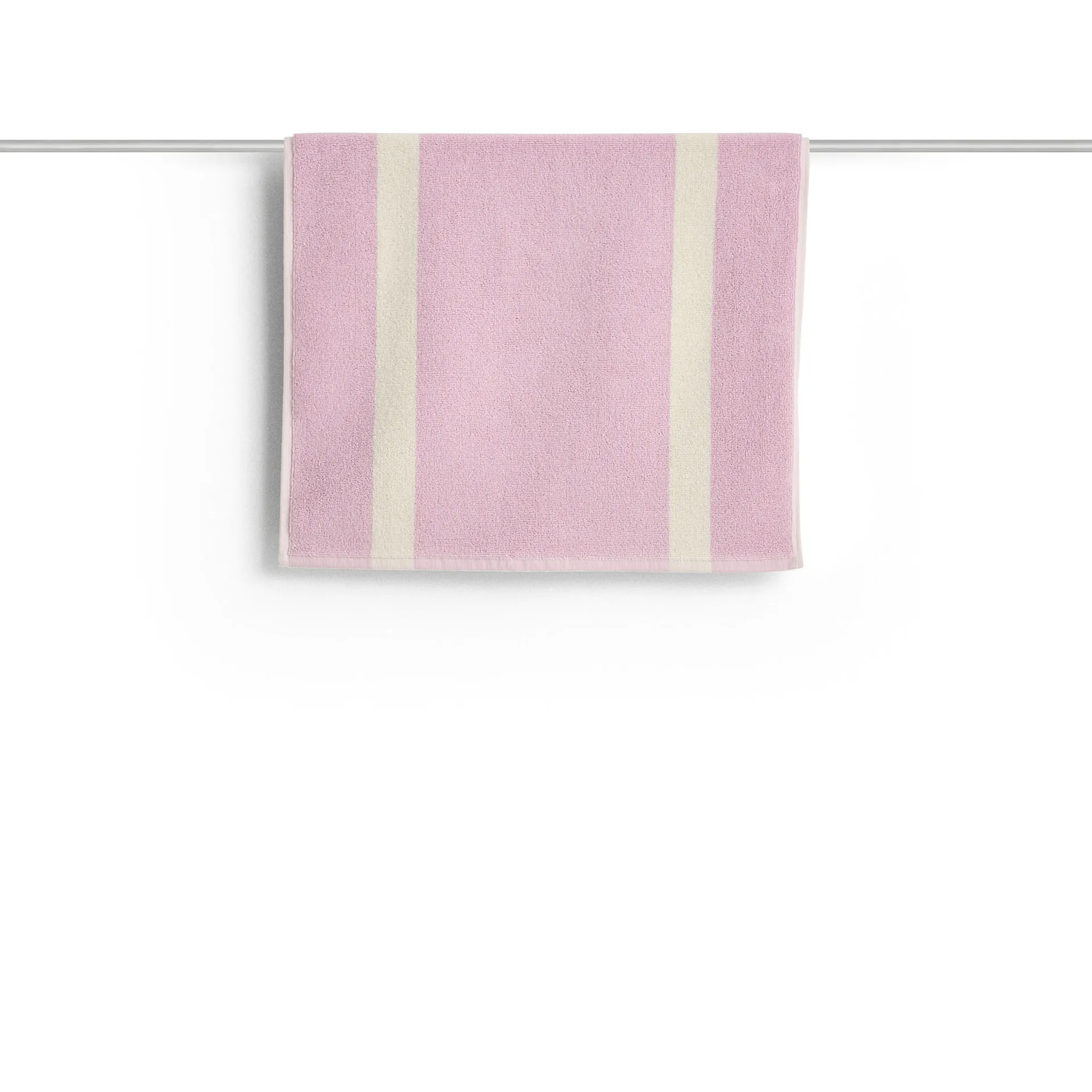 Ριγέ πατάκι μπάνιου, Cool pink, 50x80 cm HAY