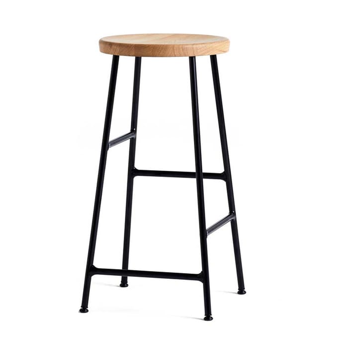 Cornet σκαμπό μπαρ 65 cm - Oiled oak-soft black - HAY