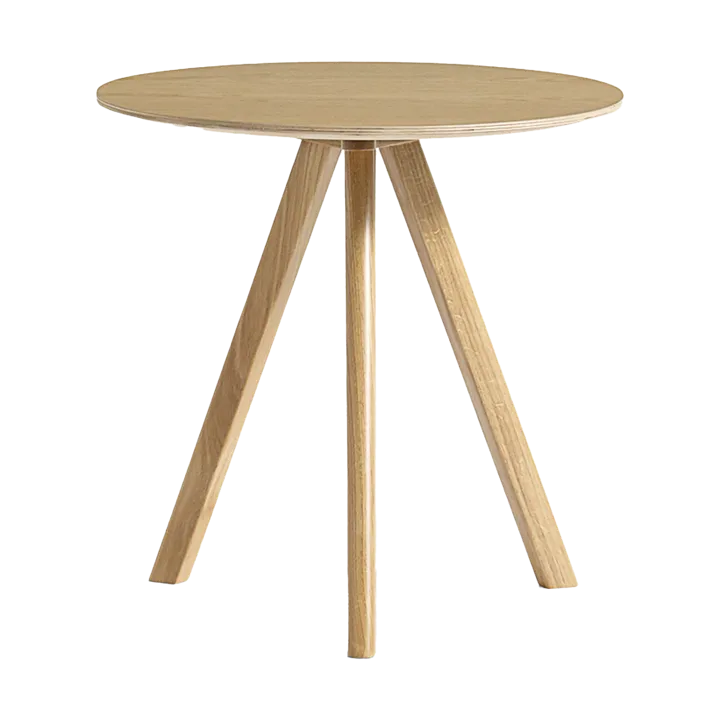 CPH20 2.0 τραπεζάκι σαλονιού Ø50 εκ. - Λακαρισμένη δρυς-καπλαμάς δρυός - HAY