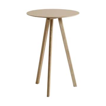 CPH20 2.0 μπαρ τραπέζι Ø70 cm - Λακαρισμένη δρυς-καπλαμάς δρυός - HAY