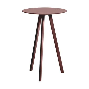CPH20 2.0 μπαρ τραπέζι Ø70 cm - Burgundy linoleum-Bordeaux - HAY