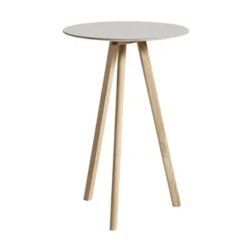 CPH20 2.0 μπαρ τραπέζι Ø70 cm - Off white linoleum-lacq. oak - HAY