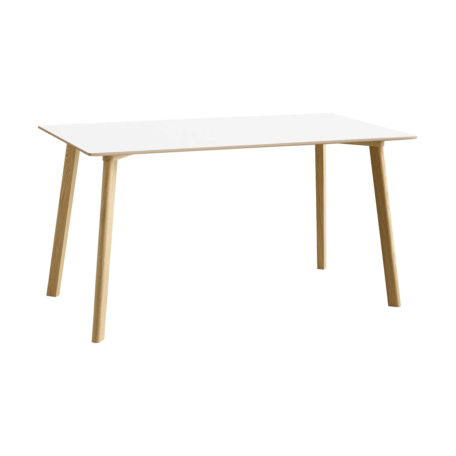 CPH210 Deux 2.0 τραπέζι 75x140 cm, Pearl white-lacquered oak HAY