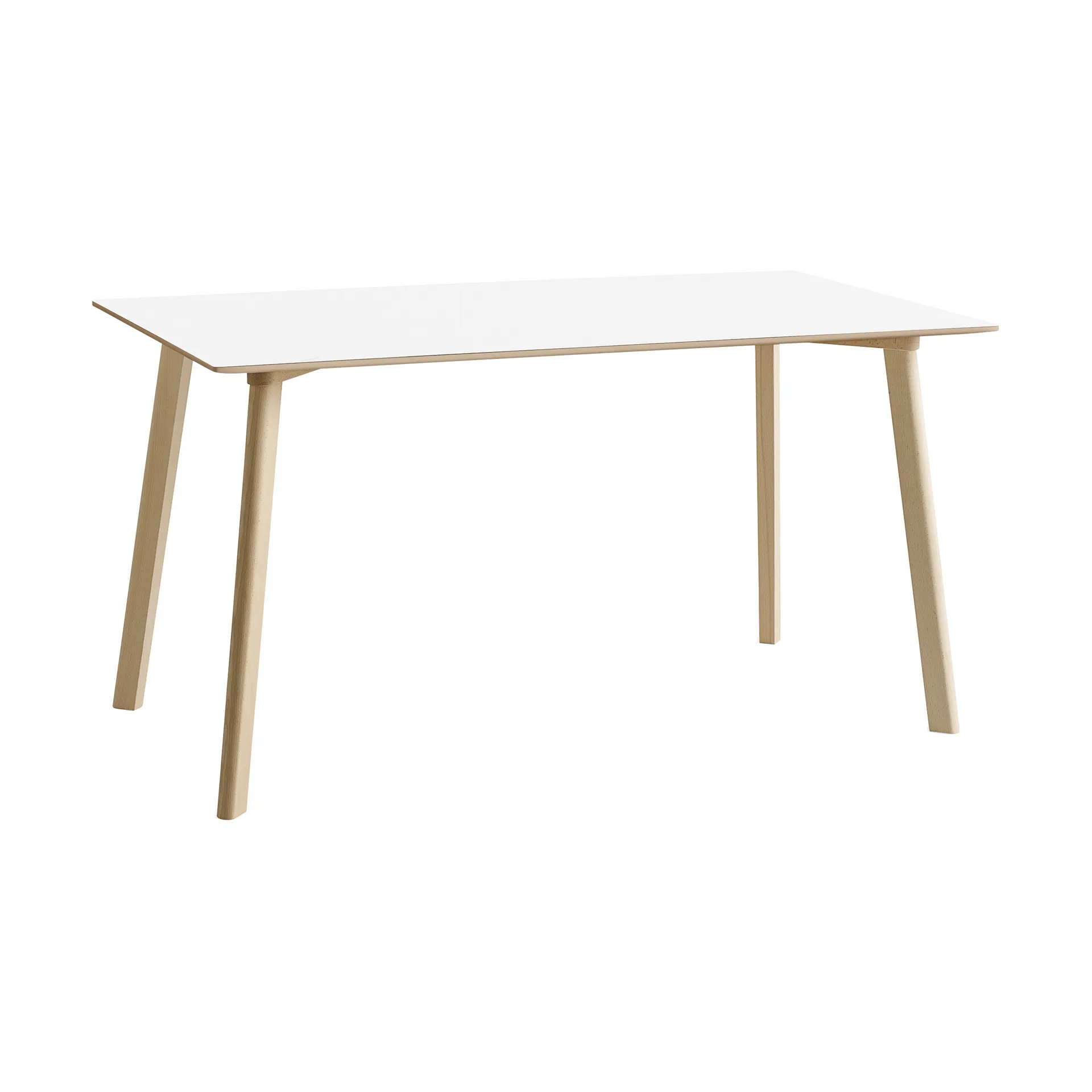 CPH210 Deux 2.0 τραπέζι 75x140 cm, Pearl white-untreated beech HAY