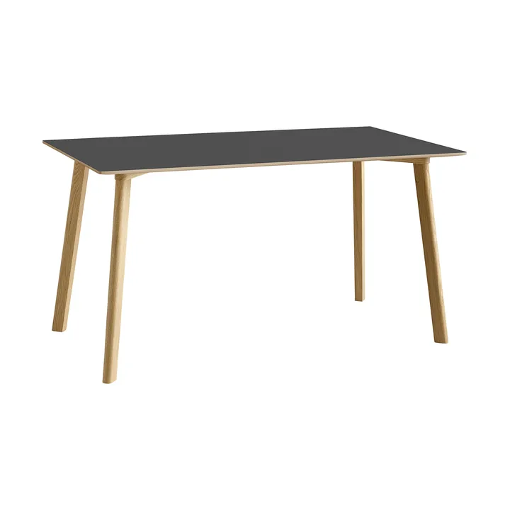 CPH210 Deux 2.0 τραπέζι 75x140 cm - Stone grey-lacquered oak - HAY