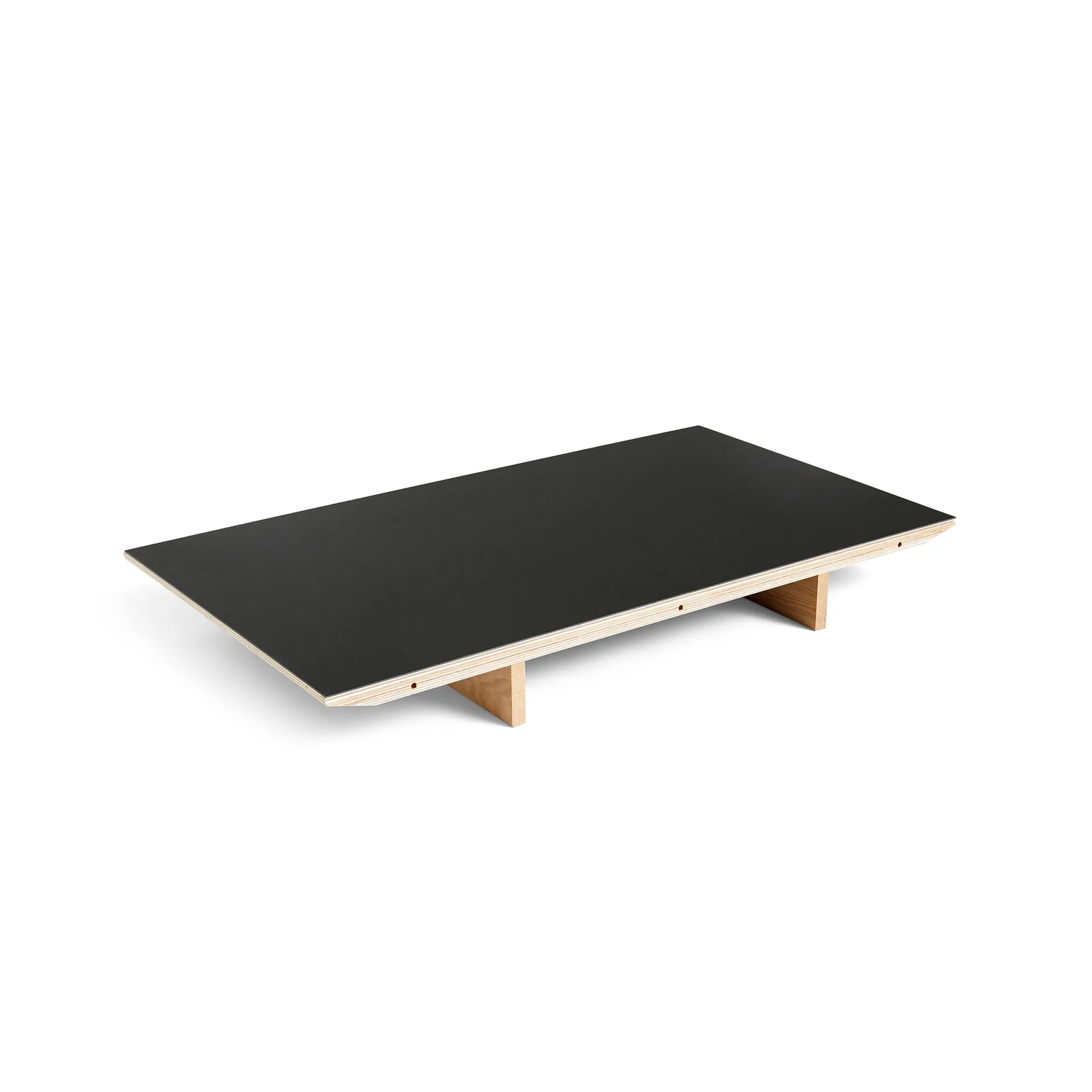 CPH30 2.0 Extendable Leaf για τραπέζι φαγητού 50x80 cm, Black linoleum-lacquered oak HAY