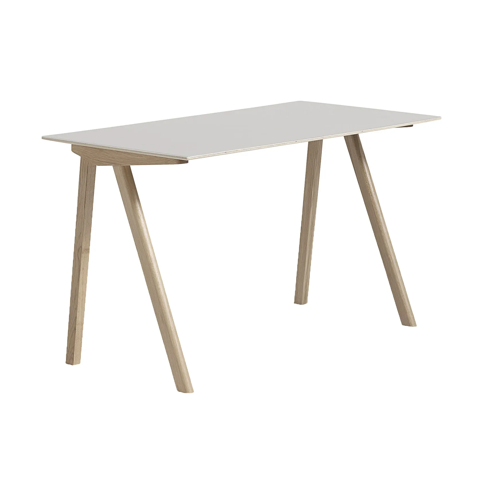 CPH90 2.0 γραφείο 65x130 cm, Off white linoleum-lacq. oak HAY