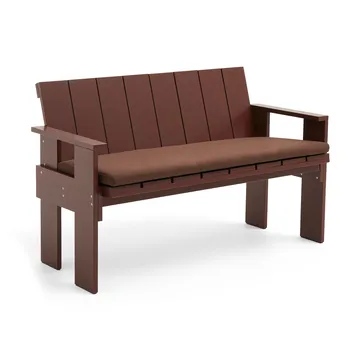 Crate Dining Bench παγκάκι λακαρισμένο πεύκο - iron red - HAY