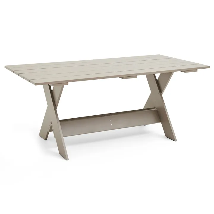 Crate Dining Table τραπέζι 180x89,5 cm λακαρισμένο πεύκο - London fog - HAY