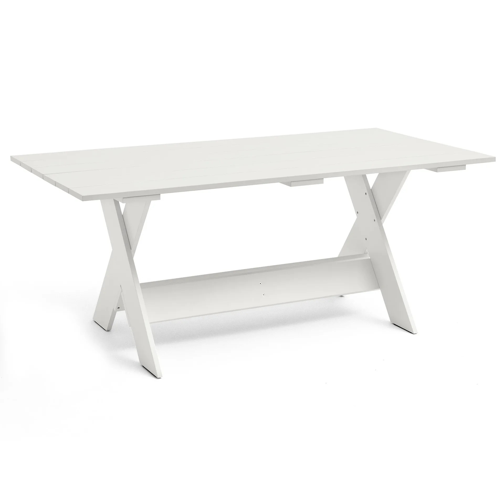 Crate Dining Table τραπέζι 180x89,5 cm λακαρισμένο πεύκο, Λευκό HAY