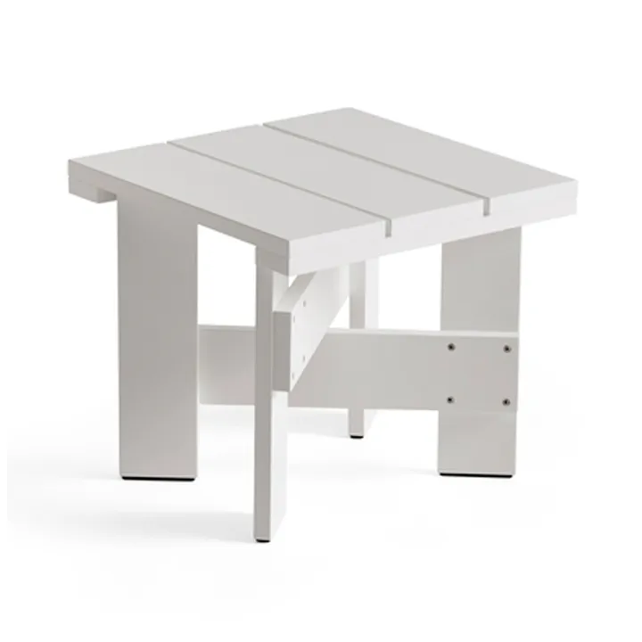 Crate Low Table τραπέζι 45x45x40 cm λουστραρισμένο πεύκο - Λευκό - HAY