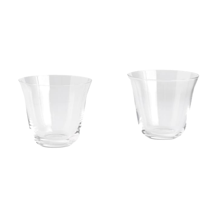 Curve Tumbler ποτήρι νερού 2-pack - Clear - HAY
