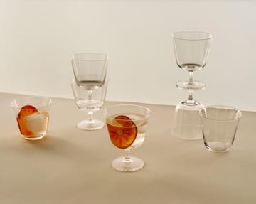 Curve Tumbler ποτήρι νερού 2-pack - Clear - HAY