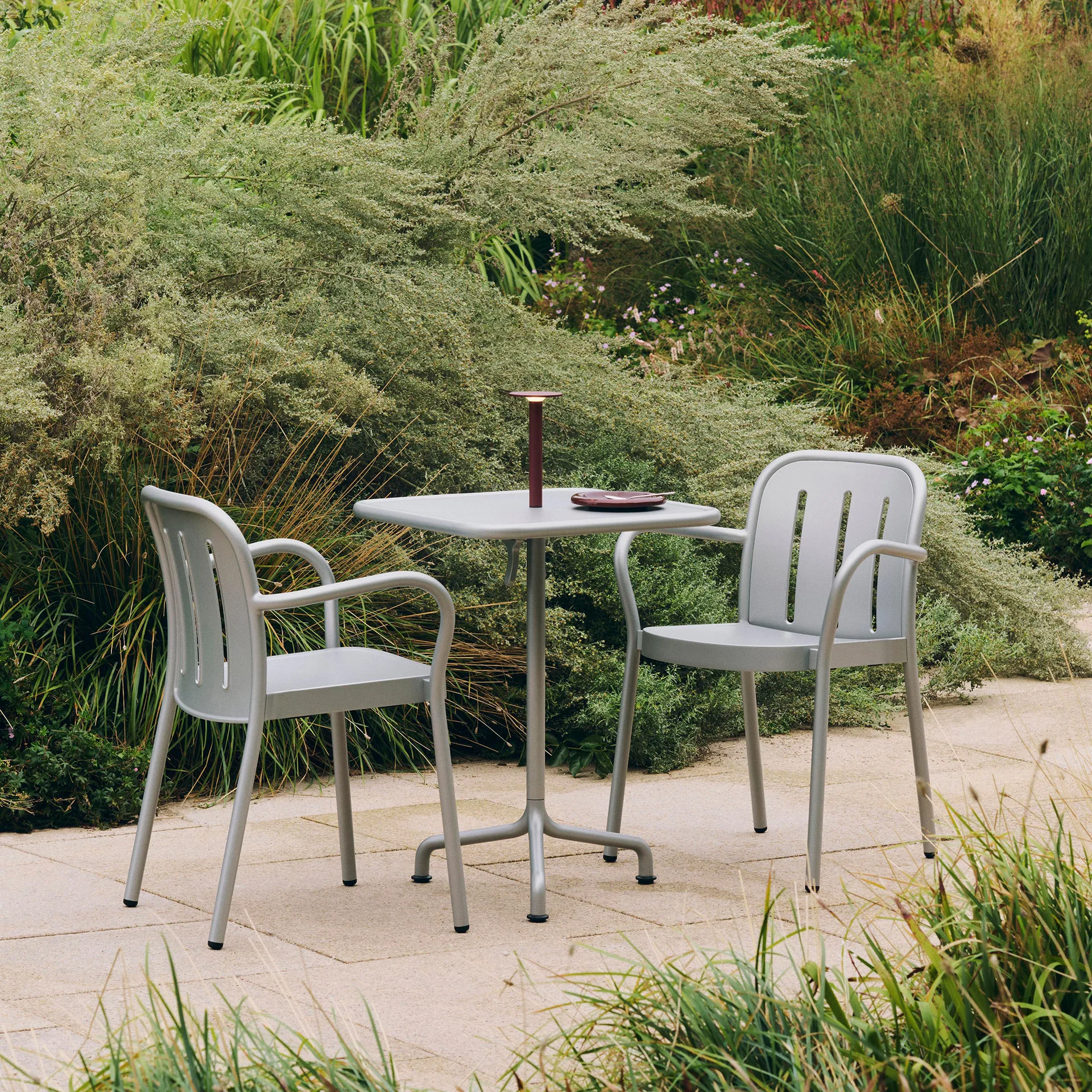 Deville τραπέζι, Silver grey, 60x70x74 cm HAY