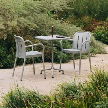 Deville πολυθρόνα με μπράτσα - Silver grey - HAY