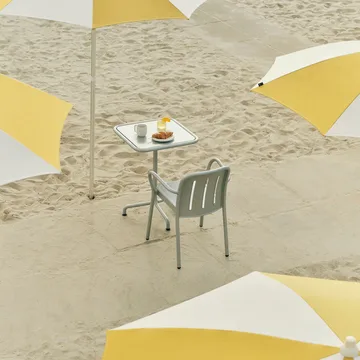 Deville πολυθρόνα με μπράτσα - Silver grey - HAY