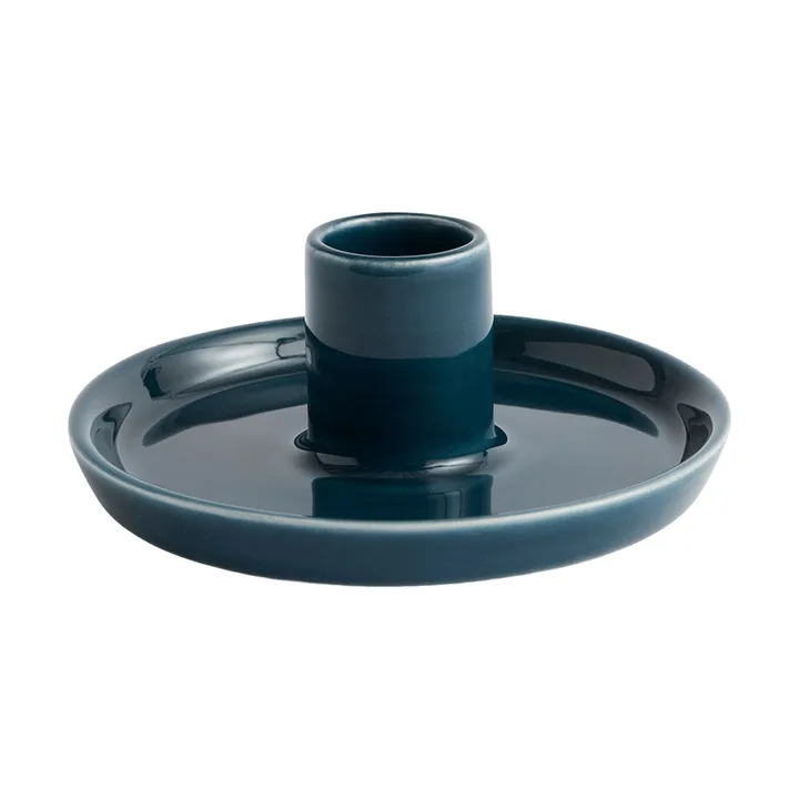 Disc κηροπήγιο - Dark teal, small, Ø10x4,8 cm - HAY