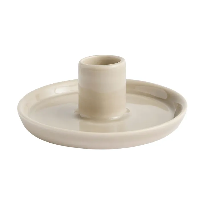 Disc κηροπήγιο - Warm grey, small, Ø10x4,8 cm - HAY