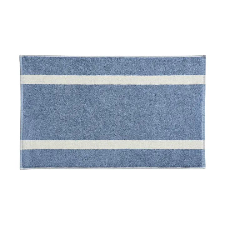 Ριγέ πατάκι μπάνιου - Dusty blue, 50x80 cm - HAY