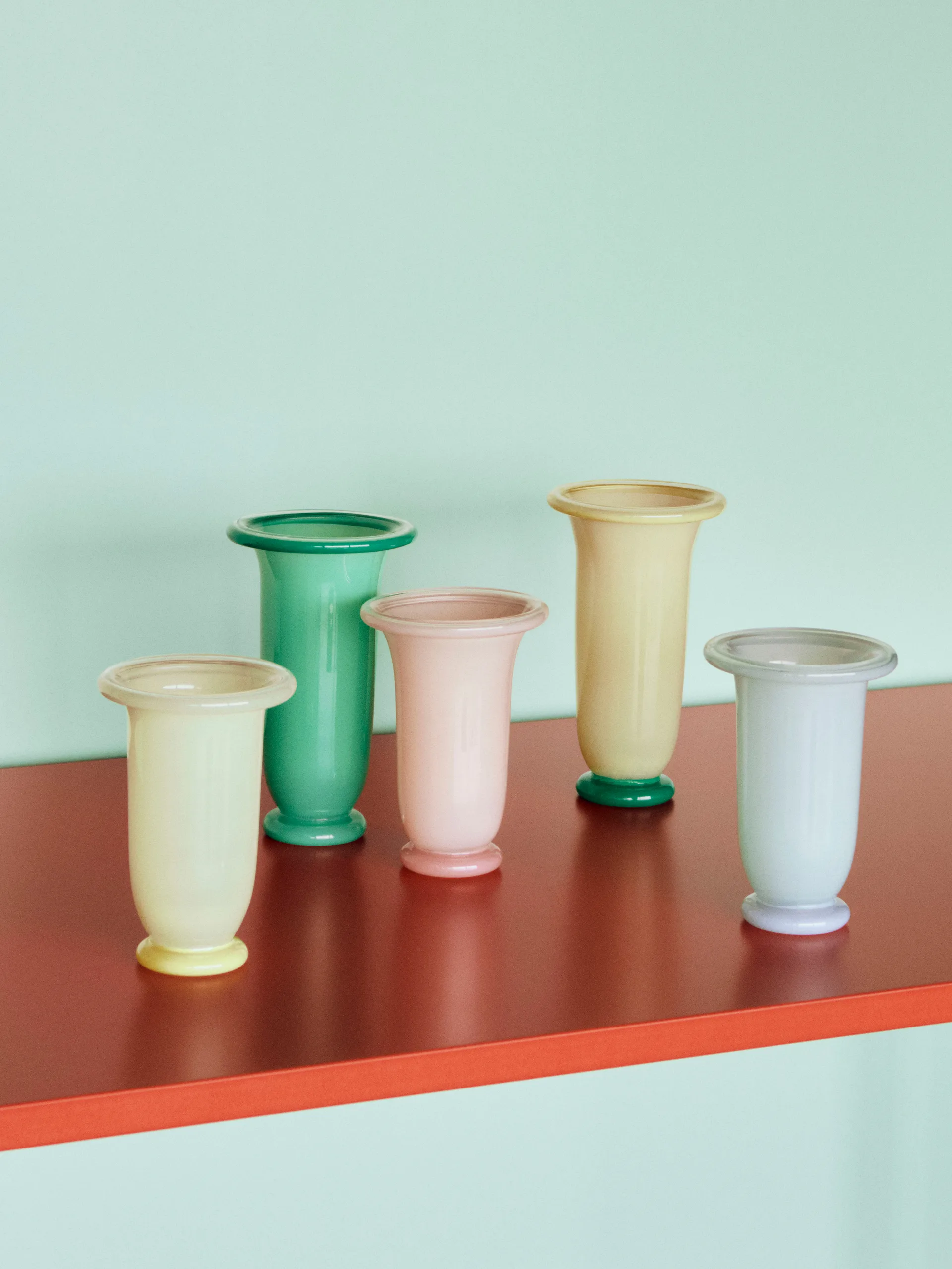 Empire βάζο, Medium Light pink-pink HAY