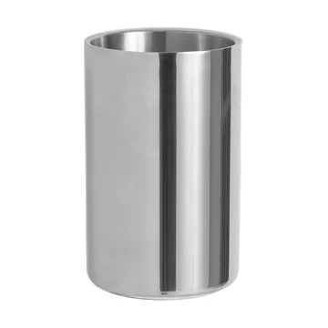 Essential Steel ψυγείο κρασιού - Ανοξείδωτο ατσάλι, 19,5xØ12 cm - HAY