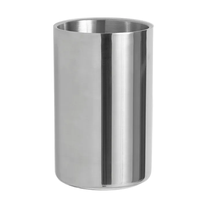 Essential Steel ψυγείο κρασιού - Ανοξείδωτο ατσάλι, 19,5xØ12 cm - HAY