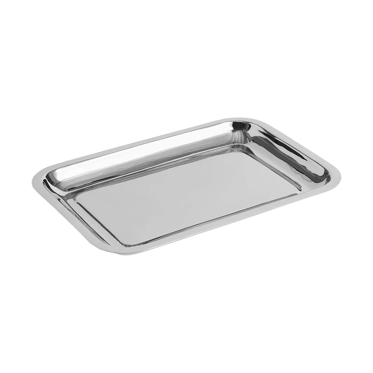 Essential Steel σερβιρίσματος πιατέλα, Ανοξείδωτο ατσάλι, ορθογώνιο, small HAY