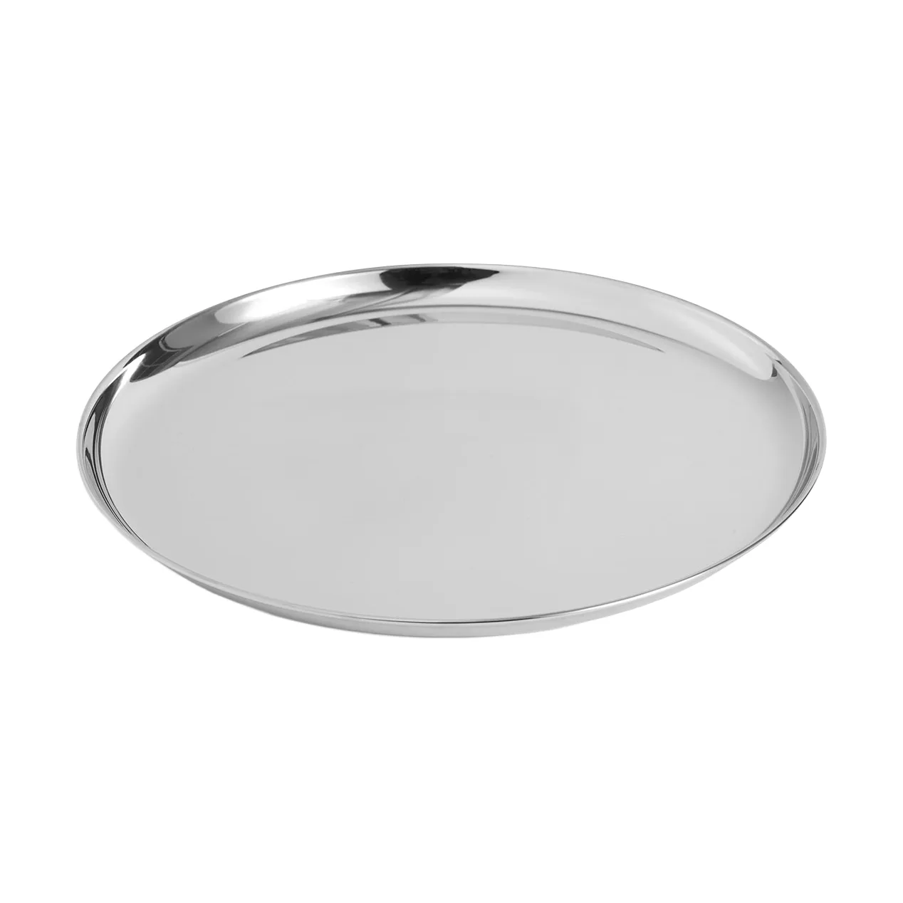 Essential Steel σερβιρίσματος πιατέλα, Ανοξείδωτος χάλυβας, στρογγυλό, μεσαίο HAY