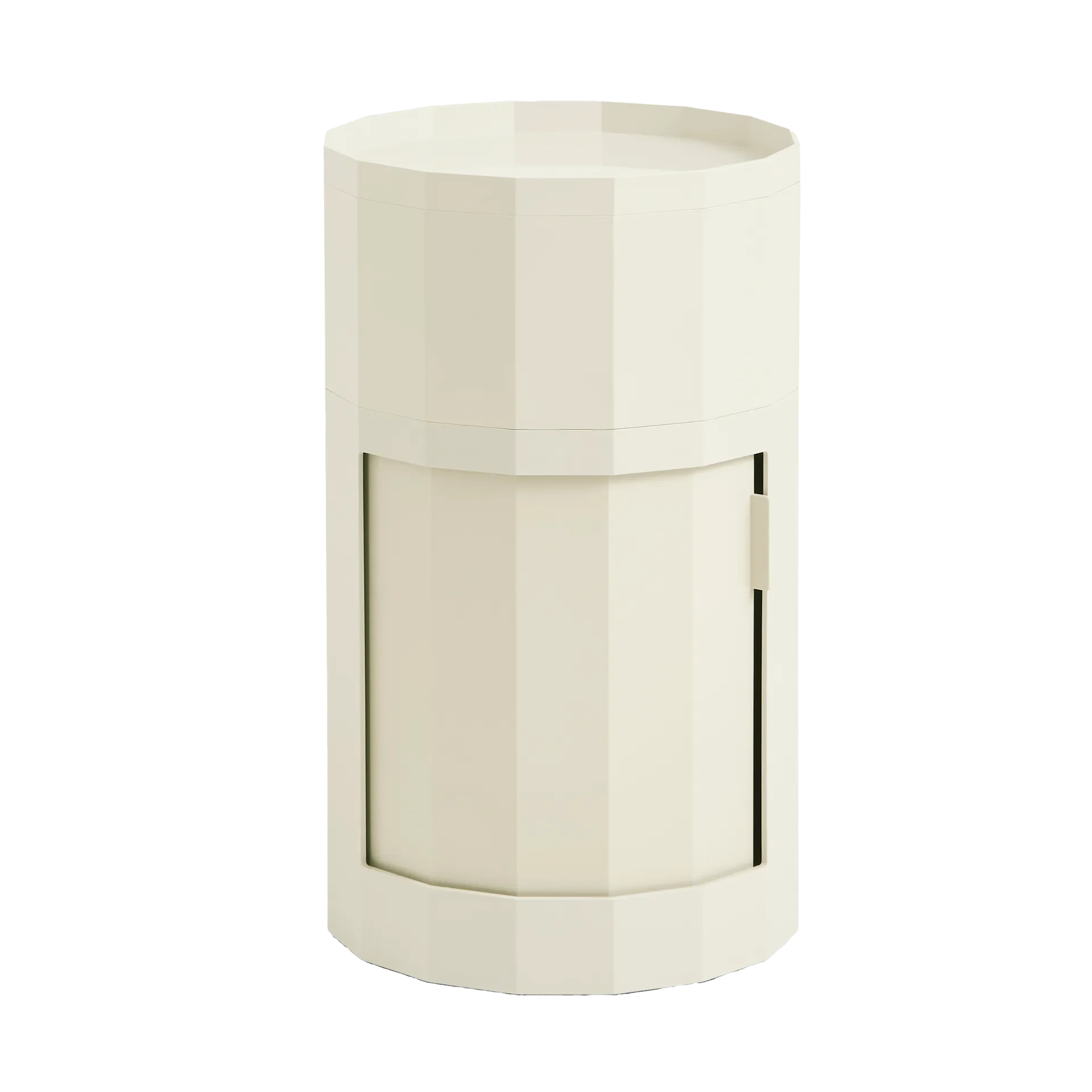 Facet Cabinet 101 βοηθητικό τραπεζάκι, Eggshell HAY