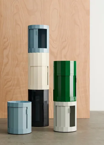 Facet Cabinet 101 βοηθητικό τραπεζάκι - Misty blue - HAY