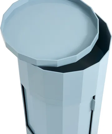 Facet Cabinet 110 πλαϊνό τραπέζι - Misty blue - HAY