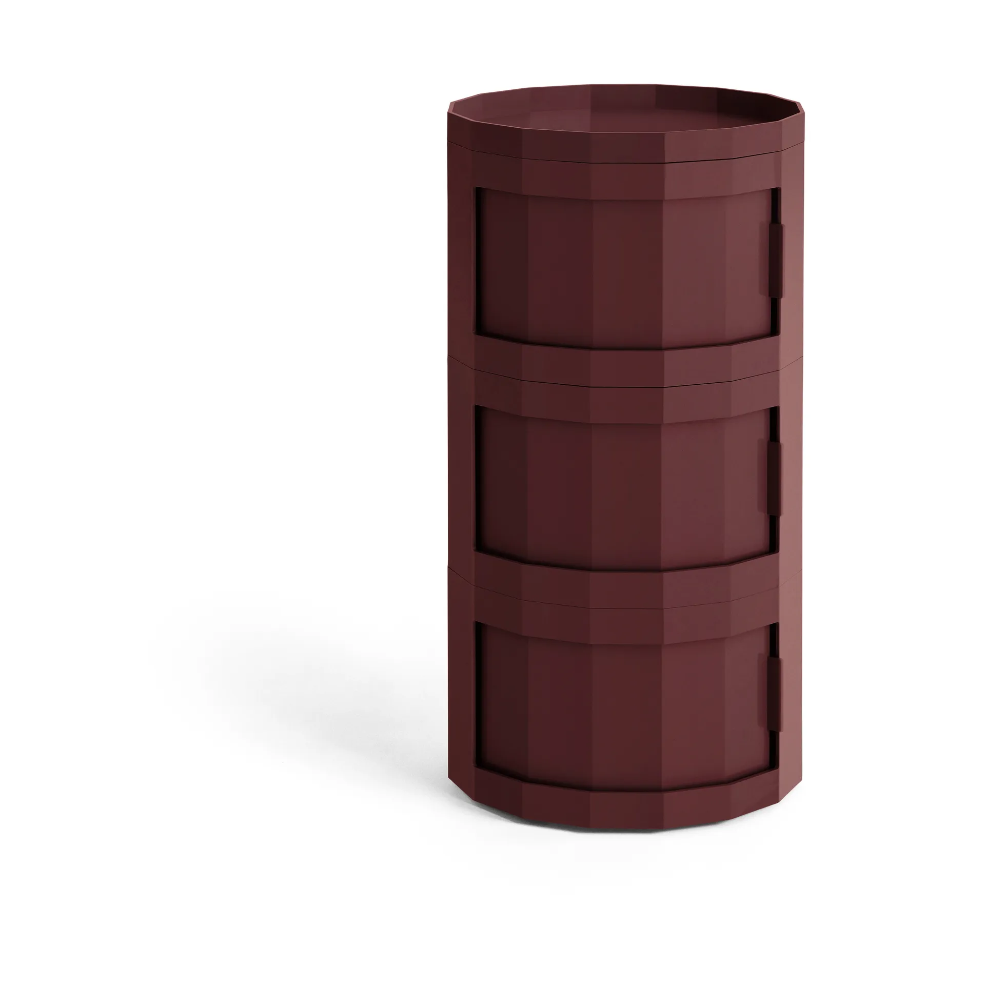 Facet Cabinet 30 πλαϊνό τραπέζι, Burgundy HAY