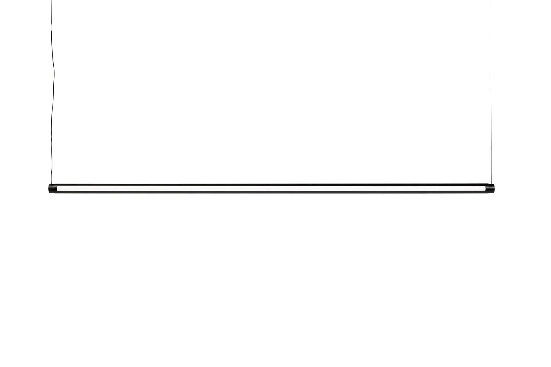 Factor Linear Suspension φωτιστικό οροφής 1500 Diffused, Απαλό μαύρο HAY