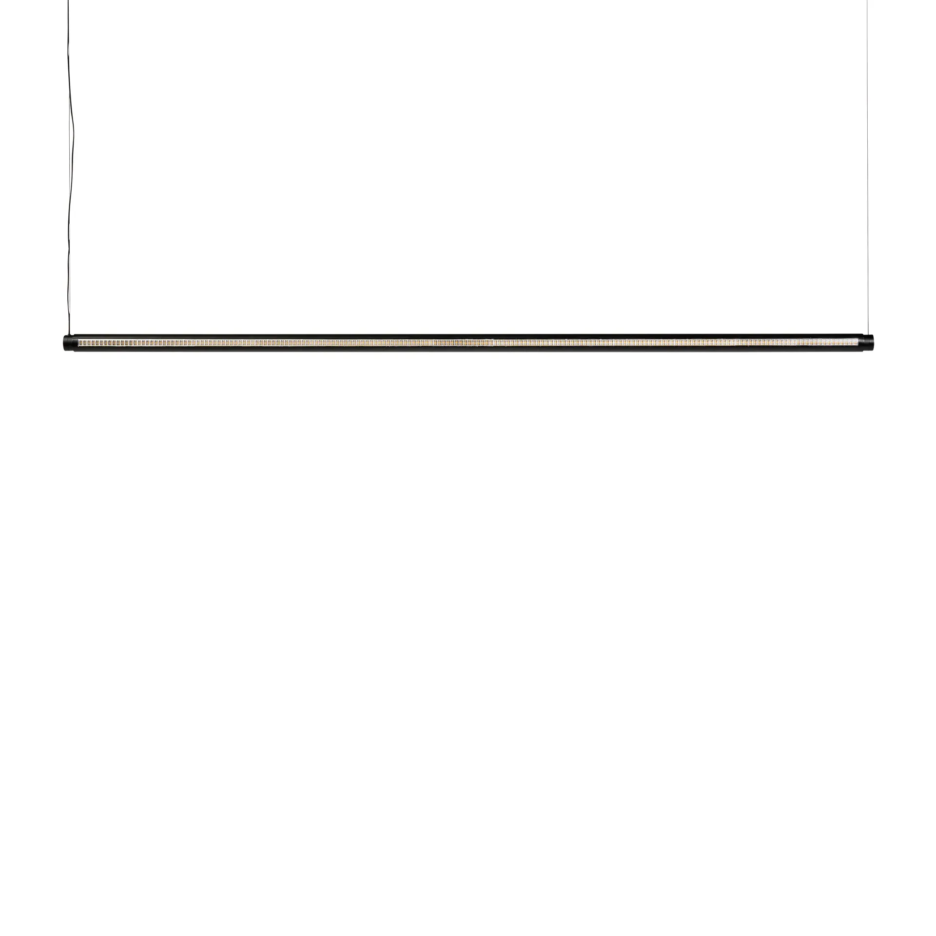 Factor Linear Suspension φωτιστικό οροφής 1500 Directional, Απαλό μαύρο HAY