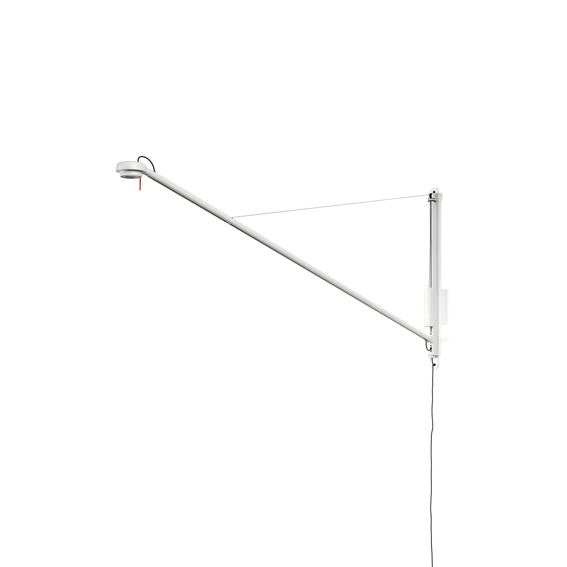 Fifty-Fifty φωτιστικό τοίχου, Κρεμ λευκό HAY