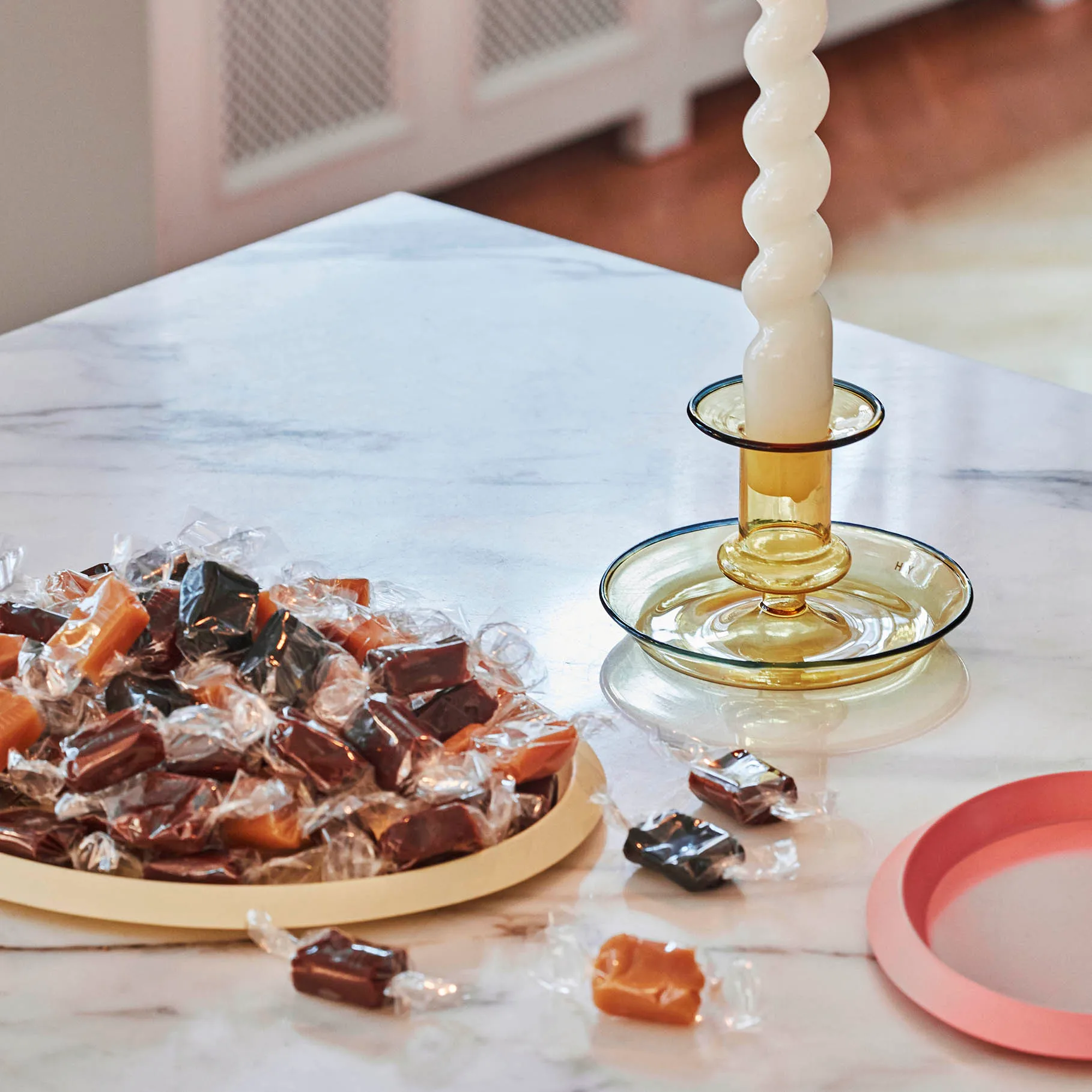 Flare κηροπήγιο, κίτρινο HAY