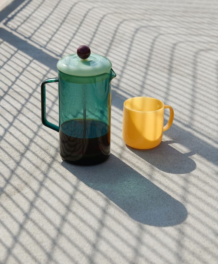 French Press Brewer πρέσα καφέ 1 l, Πράσινο/μπλε HAY