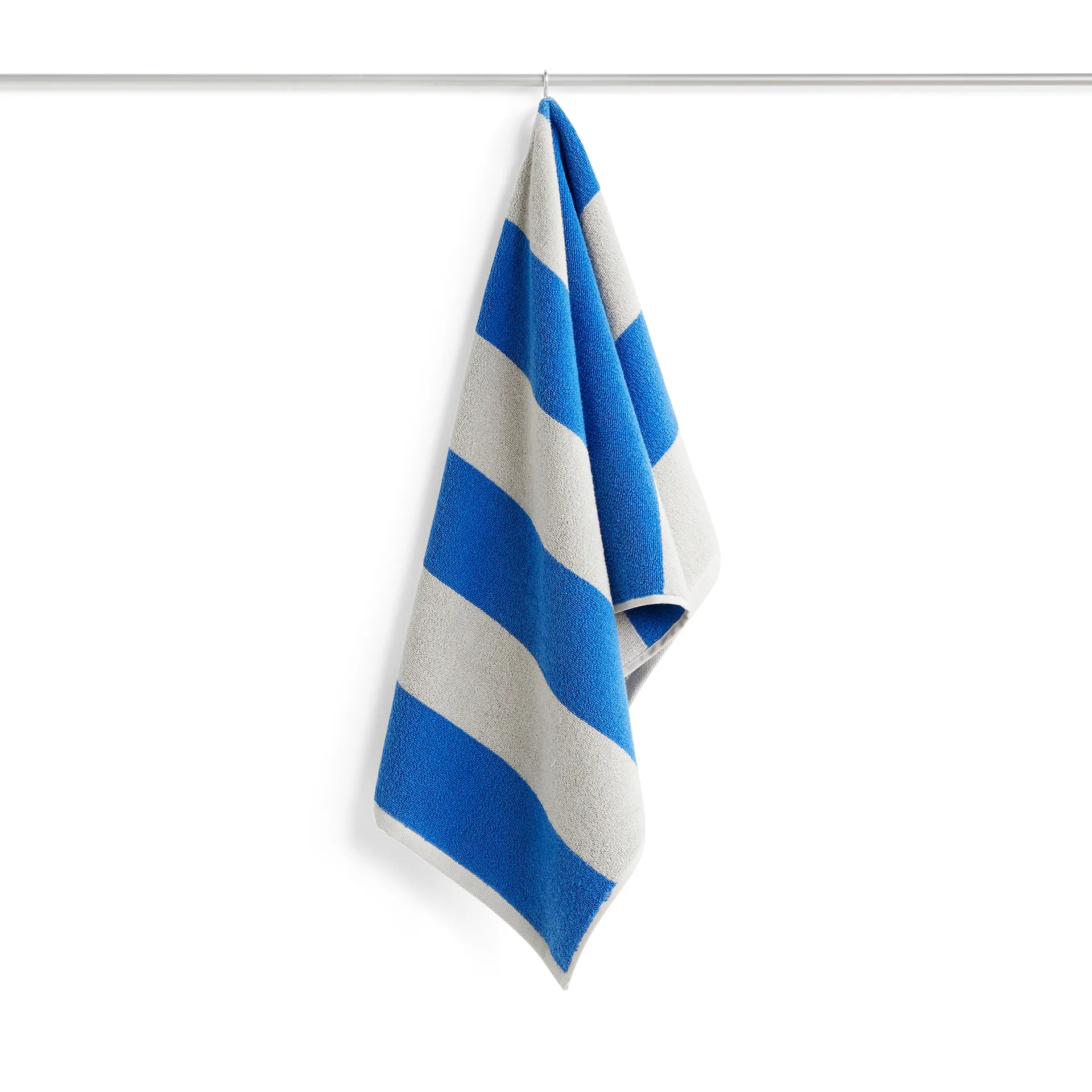 Frotté ριγέ πετσέτα 50x100 cm, Μπλε HAY